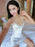 VenusFox Sexy Nightdress Faux Silk Lace Flower V-neck Sleepwear Lace Lingerie  Nightgown Mini Sleeveless Women Lingerie VOP003