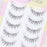 VenusFox False Eyelashes Naturally Simulated Thick Transparent Stem Fake Eyelashes Glimmer Beginner Makeup Tools Lashes W-7