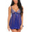 VenusFox Women's Mesh Sexy Lingerie Open Crotch Night Dress Sleepwear Nightgown See Through Sleep Dress