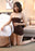VenusFox Sexy Ice Silk Mini Dress Transparent Women Tight Pencil Cute Dress Smooth See Through Night Club Bar Fantasy Erotic Wear