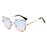 VenusFox Rimless Cat Eye Sunglasses Luxury Brand Design Women Metal Sun glasses Fashion Lady Shades UV400 Eyewear