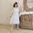VenusFox Woman Robe Nightgown  Long Sleepwear Vintage Elegant Homewear Ladies Long Dress Full Length Nighties
