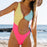 VenusFox Miturn New Sexy 2021 Cut Out Solid Color Padded Women Swimwear One Piece Swimsuit Female Bather Bathing Suit