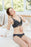 VenusFox New Full Lace Wire Free Underwear Sets Comfortable Push Up Small Girls Dress Intimates Translucent Sexy Bra Panties