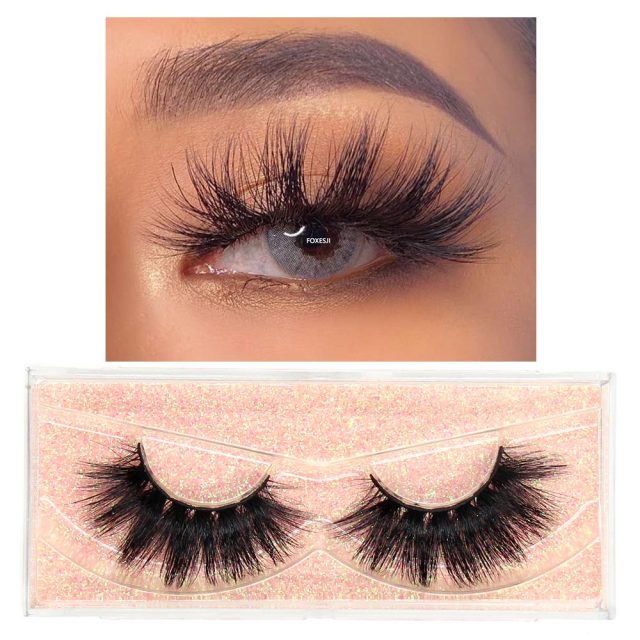 VenusFox eye Makeup Mink Lashes False Eyelashes 3D Volume Natural long Fluffy Reusable Soft Full Eyelash Extension Eye Mink Eyelashes