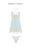 VenusFox Blue Nightdress Lace Silky Dress with Panty Sleeping Split Suspenders Female Beauty Back Sexy Nightwear Free Shipping