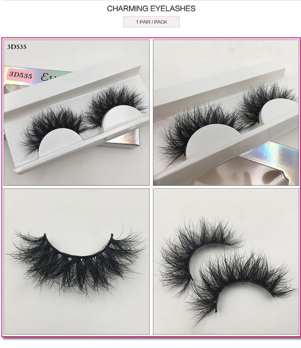 VenusFox Fluffy Mink Lashes Short Messy Wispy Natural Eyelashes 10mm-18mm Hamdmade Real 3D Mink Eyelashes Makeup False Lashes