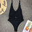 VenusFox Swimsuit One Piece High Cut Women's Swimsuit 2021 Ribbed Bodysuit Solid Backless Bathing Suits Sexy Belted Beachwear