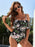 VenusFox Floral Sexy Female Plus Large Size One-Piece Swimsuit Closed Swimwear Push Up Body Women's Swim Bathing Suit Beach Pool Bather