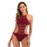 VenusFox new solid color one-piece swimsuit sexy lace hollow bikini swimsuit all-in-one beachwear ladies swimsuit