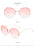 VenusFox Fashion Tea Gradient Sunglasses Women Ocean Water Cut Trimmed Lens Metal Curved Temples Sun Glasses