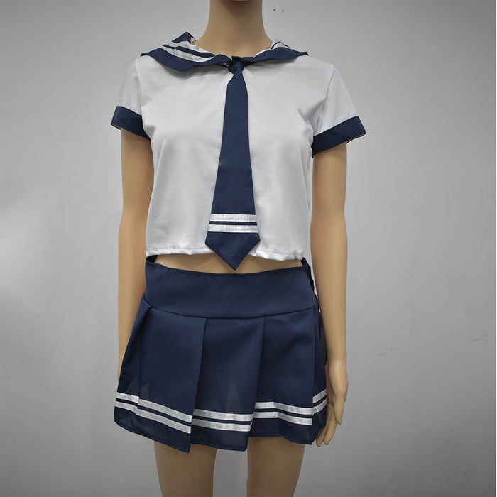VenusFox Sexy School Uniform Lingerie Outfit Costume Sexy Cosplay lingerie Student Uniform Two Piece Sets Fashion Women Lingerie coquine