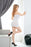 VenusFox Sexy Tight Pencil Cute Dress Ice Silk Smooth See Through Mini Dress Bodycon Bandage Dress Adult Night Club Fantasy Erotic Wear