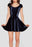 VenusFox Velvet Deep Blue Dress Plus Size