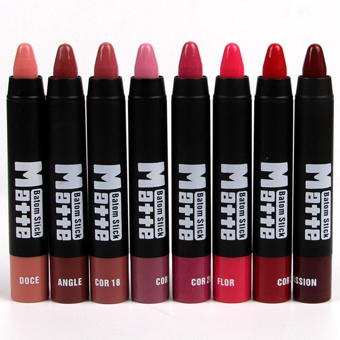 Sexy Matte Lip Kit Lipstick Long Lasting Waterproof Red Velvet Matte Nude Lipstick