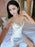 VenusFox Sexy Nightdress Faux Silk Lace Flower V-neck Sleepwear Lace Lingerie  Nightgown Mini Sleeveless Women Lingerie VOP003