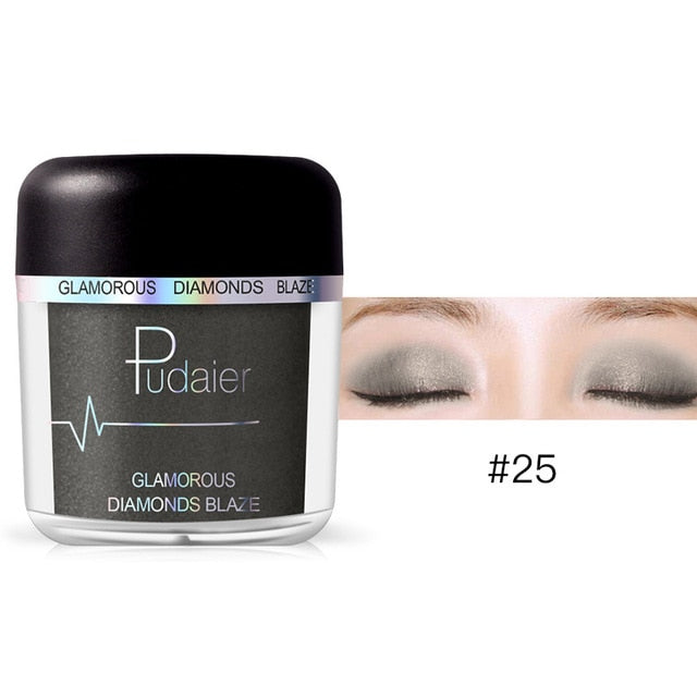 Glitter Eyeshadow Powder Pigments  Easy to Wear Waterproof Shimmer
