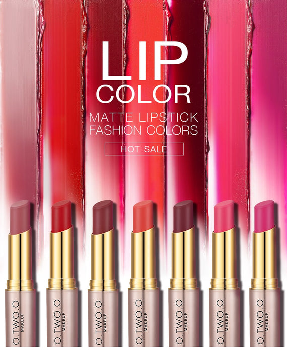 Matte Popular 20 Colors Long Lasting Waterproof Nude Lipstick