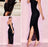 VenusFox Ruched Sheer Sexy Maxi Dress