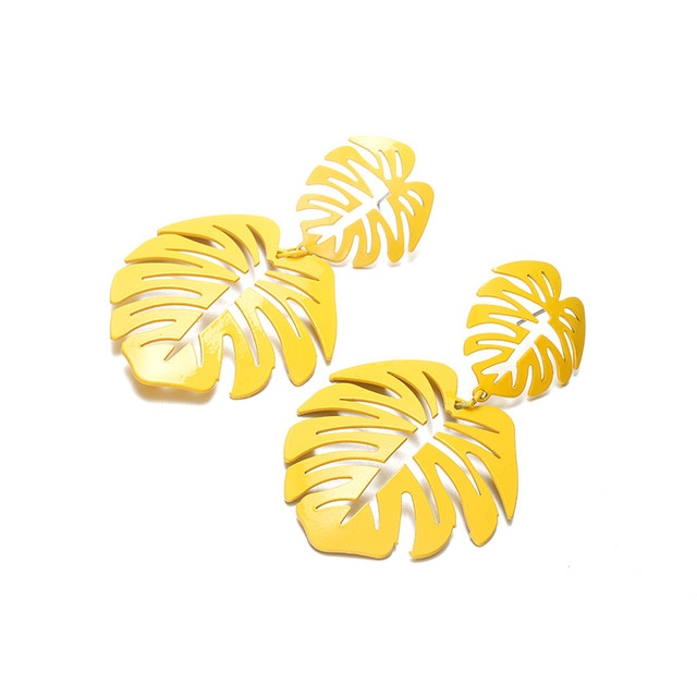 Vintage gold color Geometric Earrings