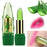 Aloe Vera Natural Moisturizer Lipstick Changed Color Natural Magic Pink Lips