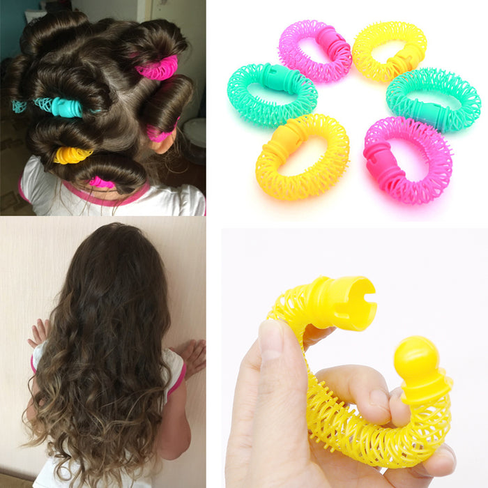 8Pcs Magic Hair Styling Roller Curler