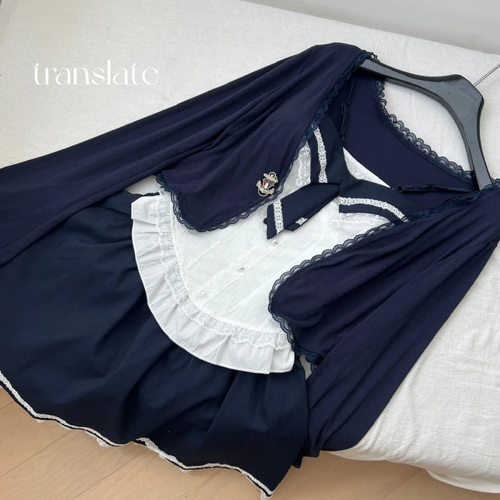 Summer Women Kpop Birthday Gyaru Y2k Coquette 2000s Aesthetic Rave Idols Outfits 2 Piece Set Camisole + Mini Pleated Skirt