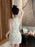 VenusFox Evening Dresses Women Flowers Elegant Mesh Patchwork Sleeveless Rhinestone Hollow Out Wedding Party Cocktail Birthday