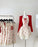 Y2K Sweet Floral Dress Set Woman Casual Red Short Cardigan Elegant Lace Mini Dress Female Korean Prairie Chic Clothing Suit