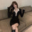 Sexy Female Dress Bodycon Tight Elegant Party Corset Outfits Full Casual Youth Retro Cotton Women's Long Sleeve Dresses Coquette