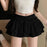 Korean Chic Y2K Sweet Girl's White Princess Mini Skirt Ballet-style Tiered Skirt Elastic High Waist Cake Skirt Shorts All-match