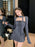 Korean Chic Spicy Girl Long Sleeve Cardigan Slim Fit Tube Top Bow High Waist Pleated Short Skirt Set Two Piece Set Women Outfits