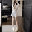 Women's Short Sets 2 Pieces Tracksuit White Clothing Female Shorts Trend 2024 New Coordinated Korean Style Tailor Fashion Full