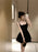 Ele Satin Slim Fit ter Dr Women's Summer High Waist Flared ort Skirt Slimming A-Line Dr Korean Sle Casual Wear