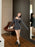 Korean Chic Spicy Girl Long Sleeve Cardigan Slim Fit Tube Top Bow High Waist Pleated Short Skirt Set Two Piece Set Women Outfits