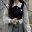 Women's Spring Autumn Preppy Style Clothing 2025 New Student Patchwork Shirt Mini Pleated Skirts Outfits High School Uniform