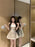 Ele Satin Slim Fit ter Dr Women's Summer High Waist Flared ort Skirt Slimming A-Line Dr Korean Sle Casual Wear