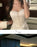 VenusFox Women's Vintage Pink & White Lace Patchwork Strapless Maxi Dress