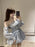 VenusFox French Strapless Dress Women Spring Summer Temperament High-end Sexy Backless Princess Puffy Dresses Shorts Set