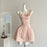 Summer Women Ballet Core Preppy Bow Satins A-line Dress Mini Frocks Backless One-Piece Evening Party Shoujo Gyaru Old Money