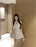 Ele Satin Slim Fit ter Dr Women's Summer High Waist Flared ort Skirt Slimming A-Line Dr Korean Sle Casual Wear