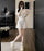 Women's Short Sets 2 Pieces Tracksuit White Clothing Female Shorts Trend 2024 New Coordinated Korean Style Tailor Fashion Full
