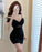 Sexy Low Cut Strapless Bodycon Dress for Women Summer Night Club Workwear Hot Girl Shoulder Bared Mini Dress Club Women's Wear