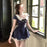 VenusFox French Cute Girl Pink Dress 2025 Summer Women New Gentle Lace Sweet Fresh Slimming Temperament Bow A-line Short Dresses