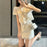 2 Pieces Sets for Women Mini Short Sleeve Skirt Party Lightly Cooked Woman Outfit Kawaii Beach Summer Fashion 2024 New Matching