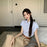 Slit Stripe Women's Two Skirt Piece Set Festival Elegant Casual Vintage New in The Same Korean Style Co Ord Chic Female Outfits