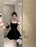 Ele Satin Slim Fit ter Dr Women's Summer High Waist Flared ort Skirt Slimming A-Line Dr Korean Sle Casual Wear