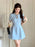 2025 French Luxury Designer Sequined Summer Dresses For Woman Elegant Fashion Casual Short Dress Party Vestidos Feminino Robes