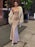 VenusFox Women's Vintage Pink & White Lace Patchwork Strapless Maxi Dress