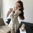 VenusFox Contrast Flying Sleeves Mini Dress for Women Striped Ruffles Elastic A Line Dresses Preppy Style High Waist Vestidos